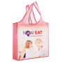 Foldable shopping bag with pouch